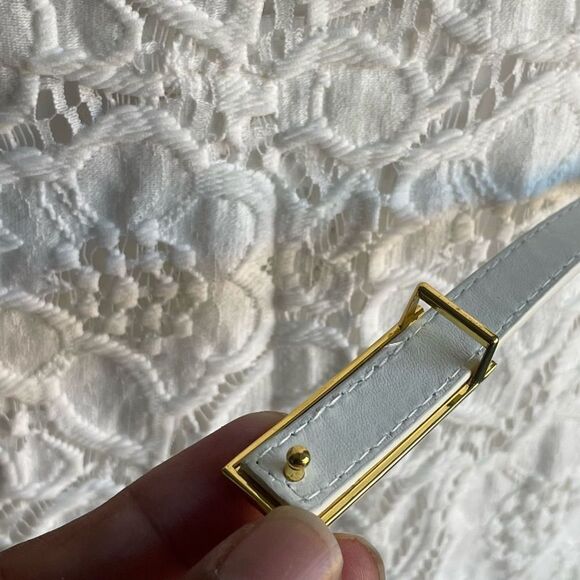 JONES OF NEW YORK white, knee length, lace dress - Picture 9 of 10